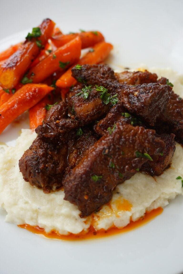 Cajun Butter Steak (or Tofu)