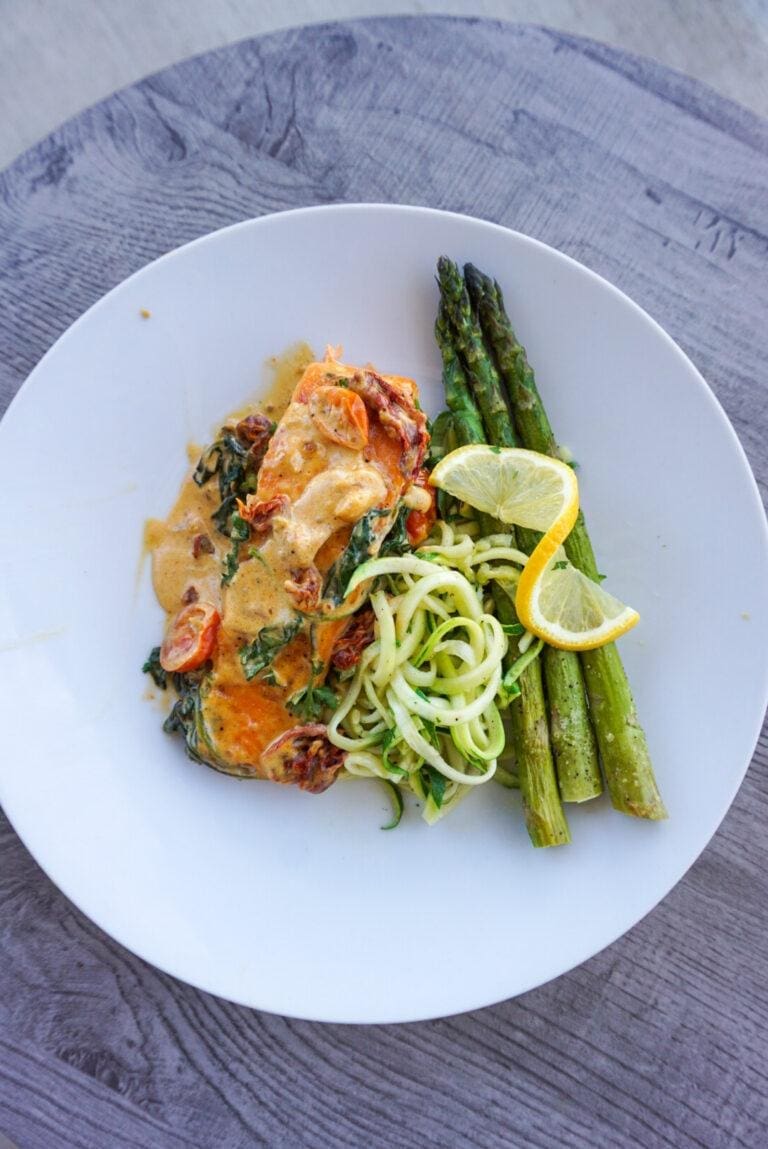 Tuscan Salmon Pasta