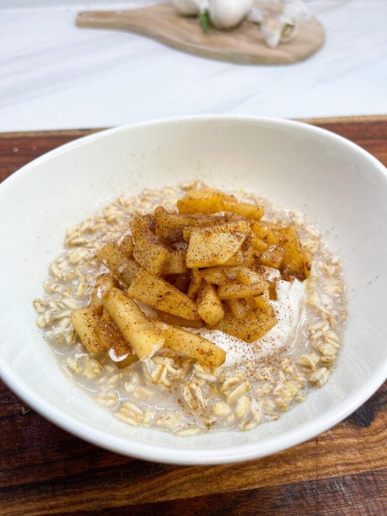 Apple Pie Overnight Oats