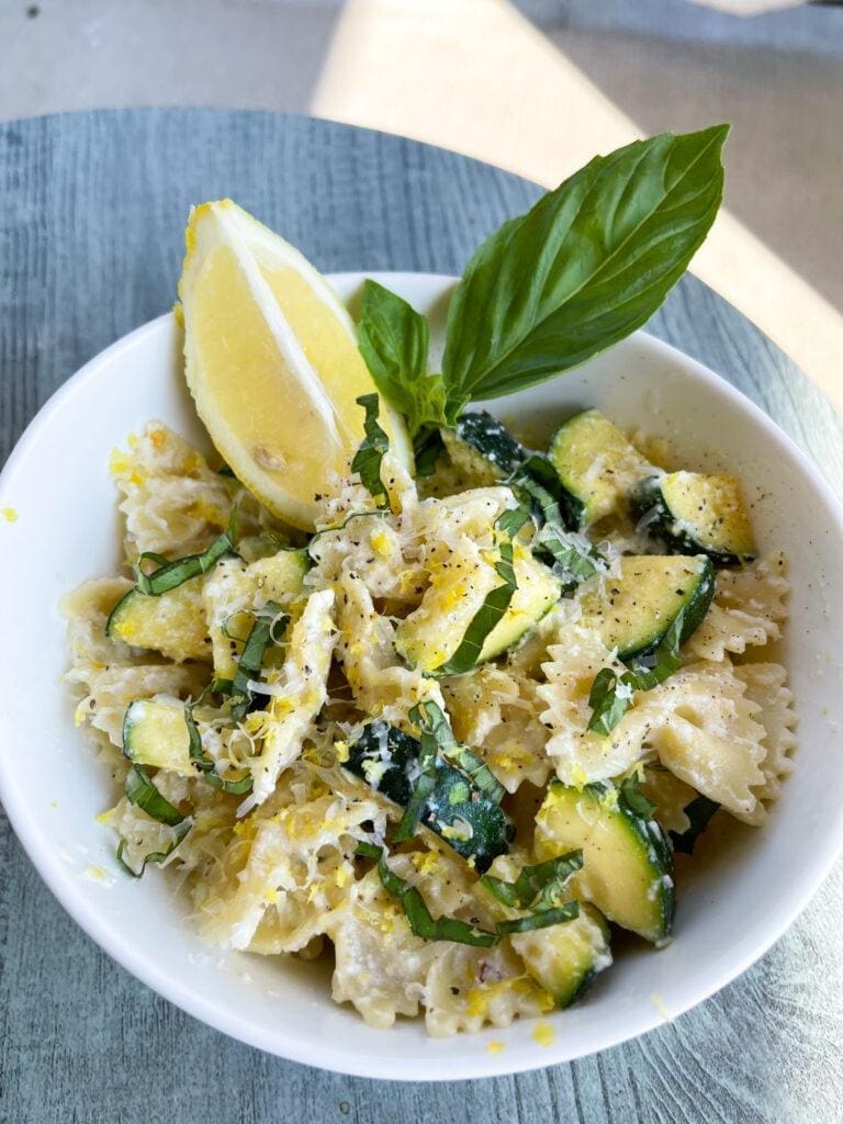 Creamy Zucchini Pasta