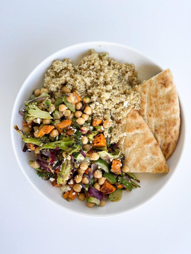 Roasted Vegetable Quinoa Salad