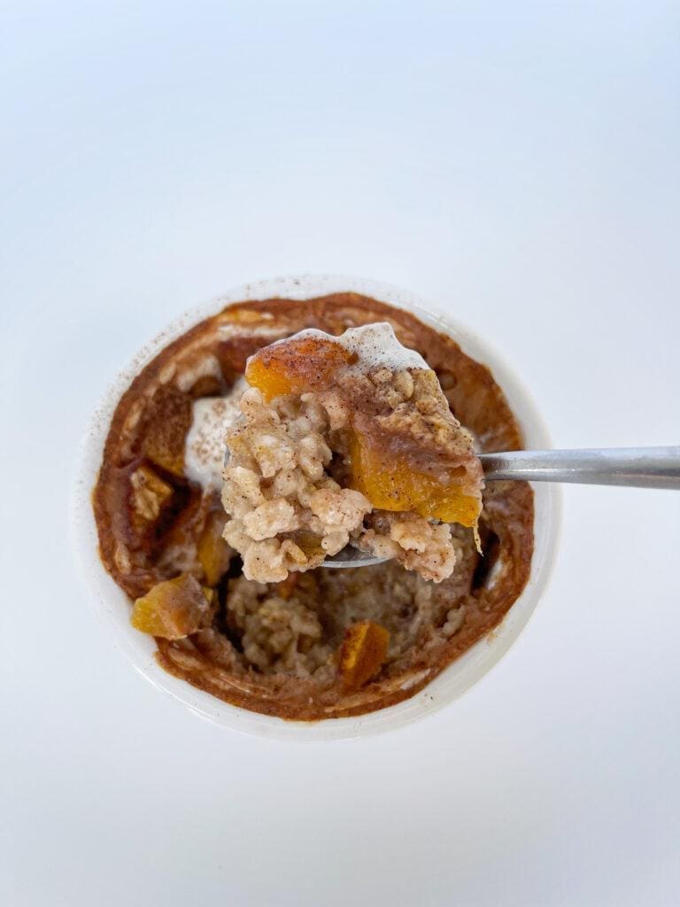 Peach Baked Oats