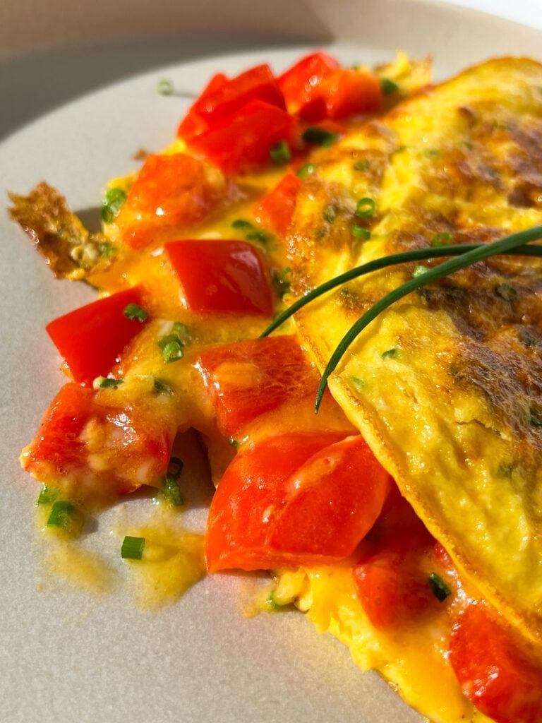 Sweet Pepper Omelet