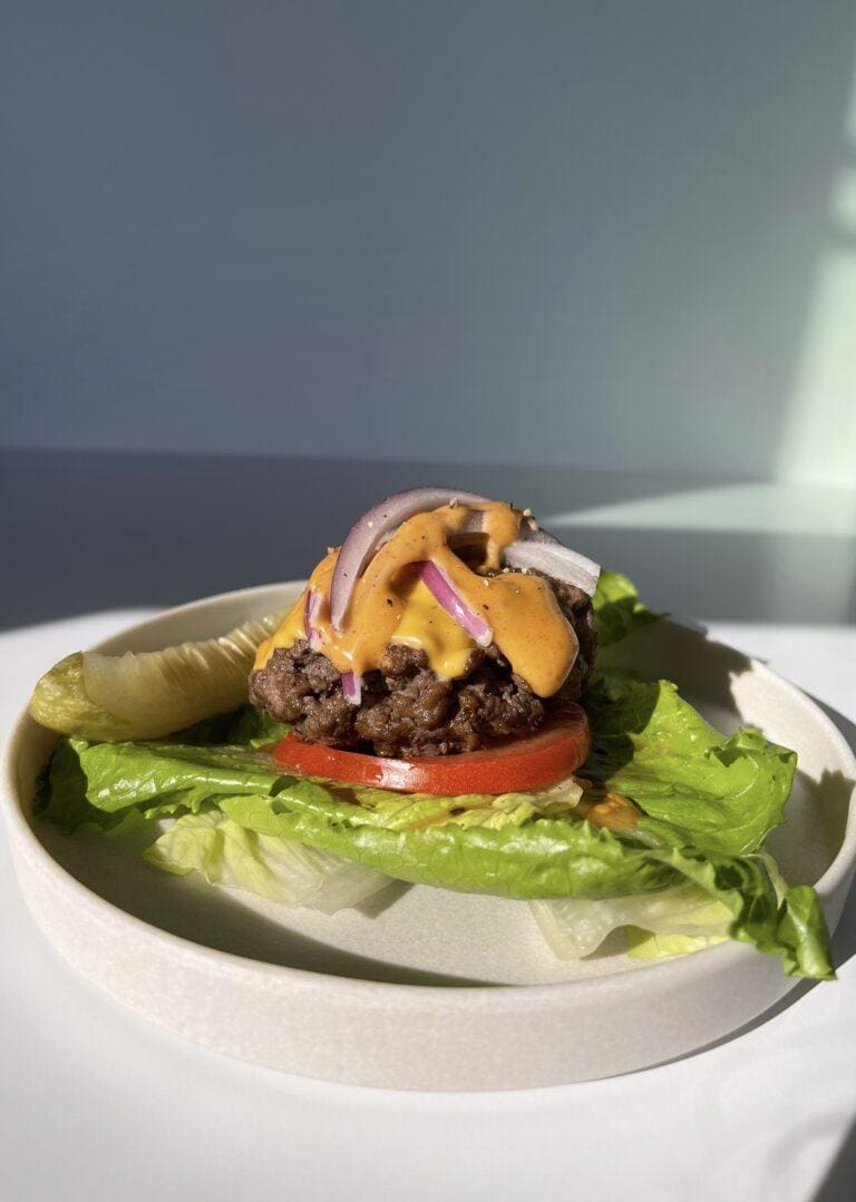 Cheeseburger Lettuce Wrap
