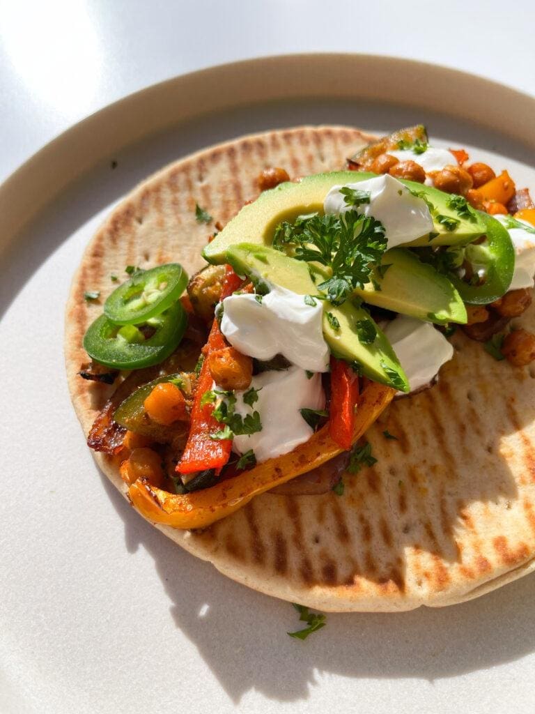 20 Minute Chickpea Fajita