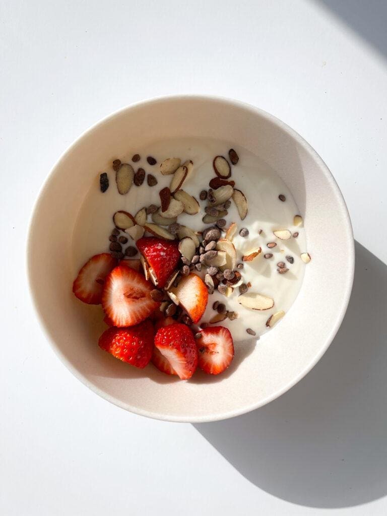 Berries, and Chocolate Parfait
