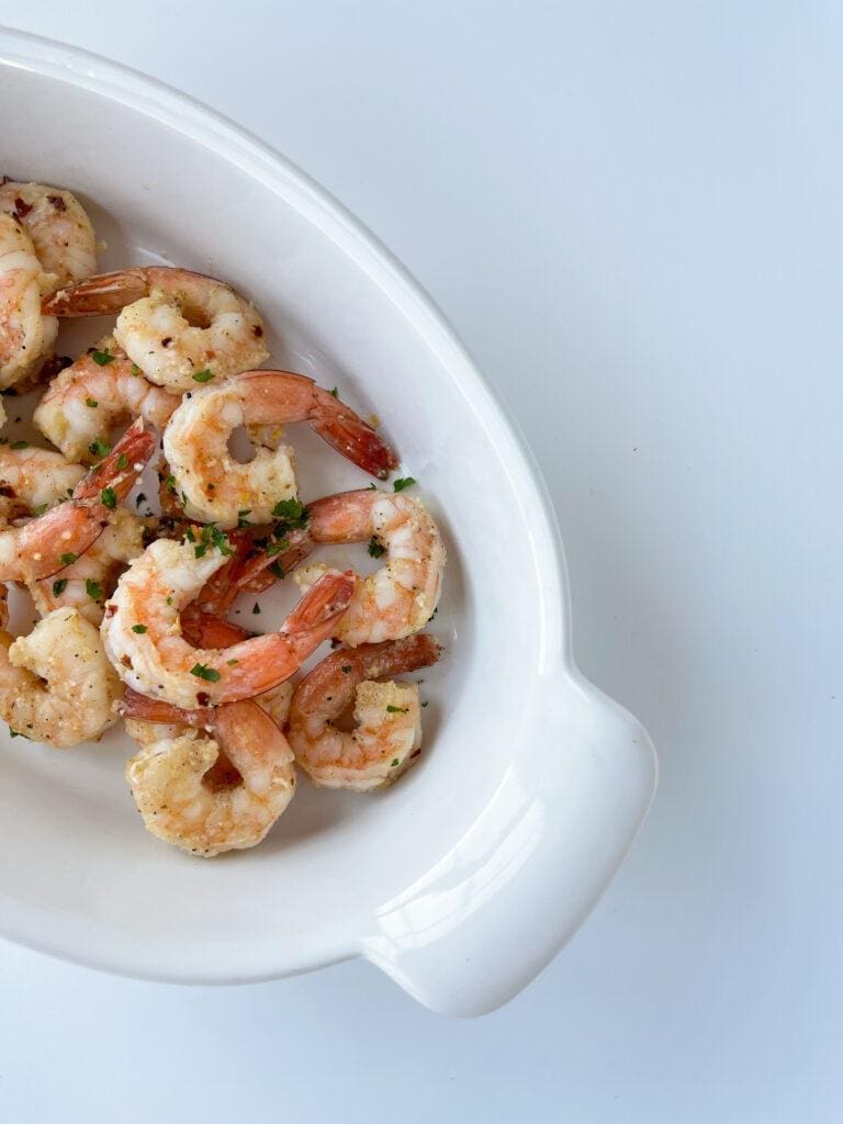 5 Minute Parmesan Shrimp