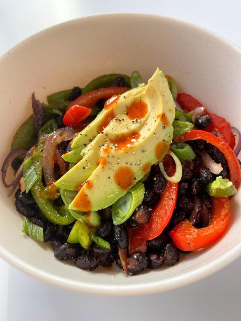 Black Bean and Veggie Breakfast Bowl