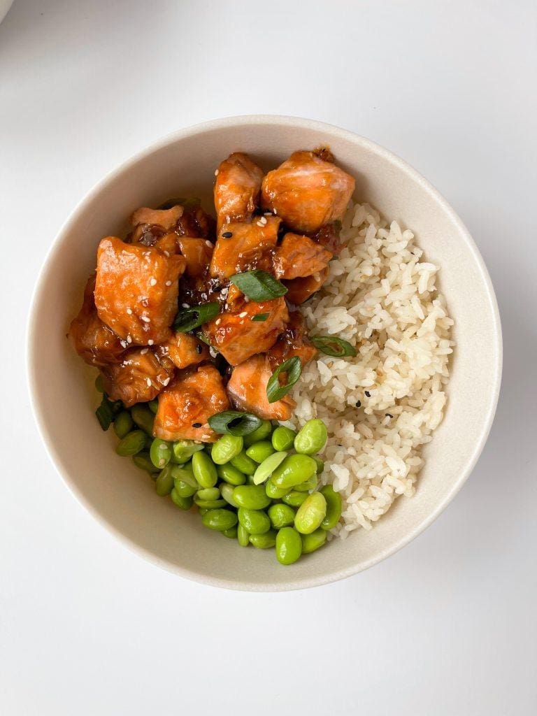Salmon Teriyaki Bowls