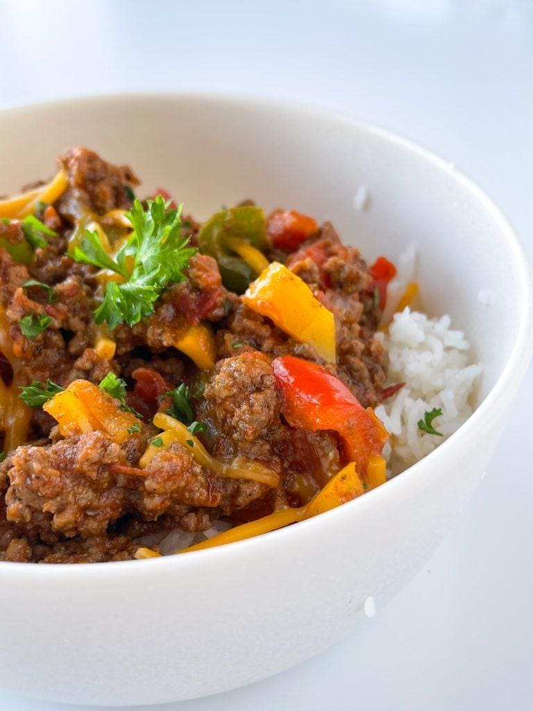 Unstuffed Bell Pepper Bowl