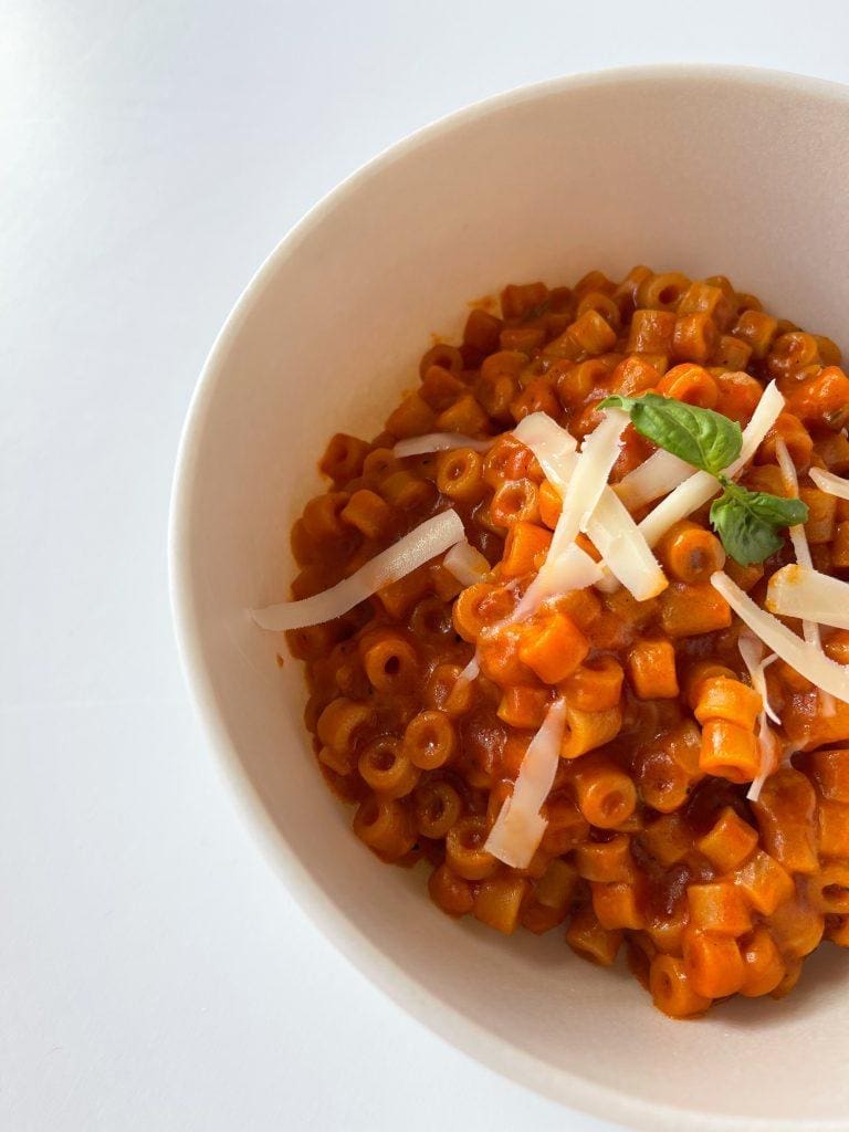 Savory Homemade “Spaghetti-O’s”