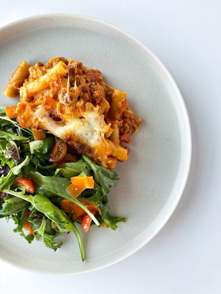 Meatless Baked Ziti