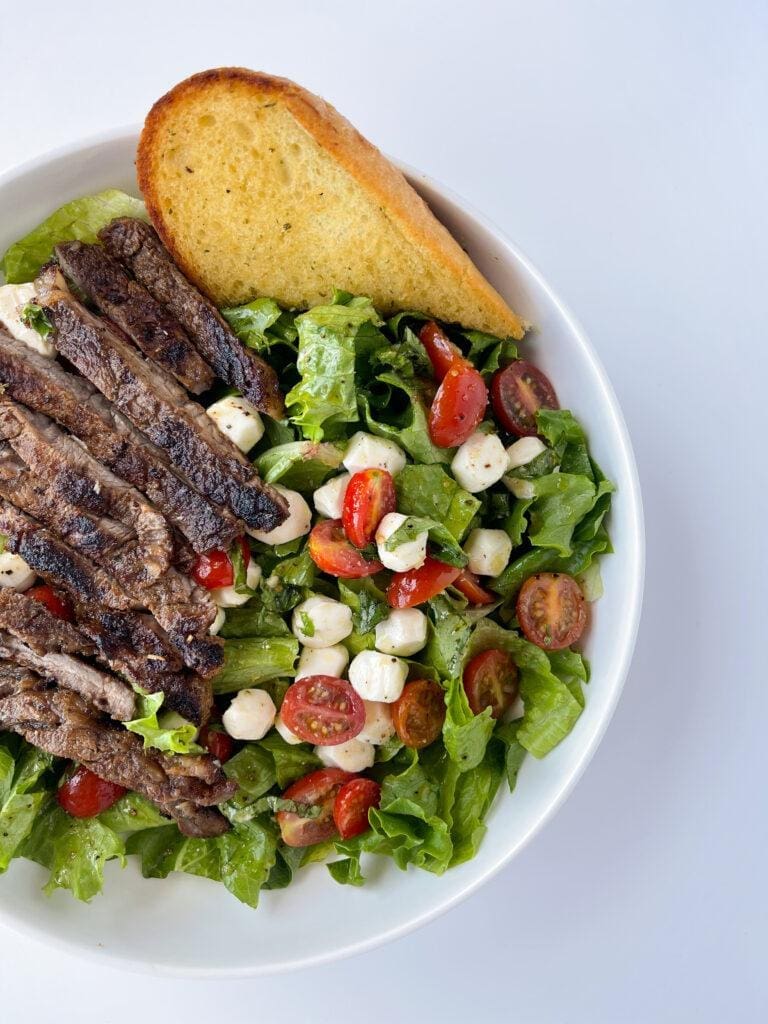 Ribeye Caprese Salad