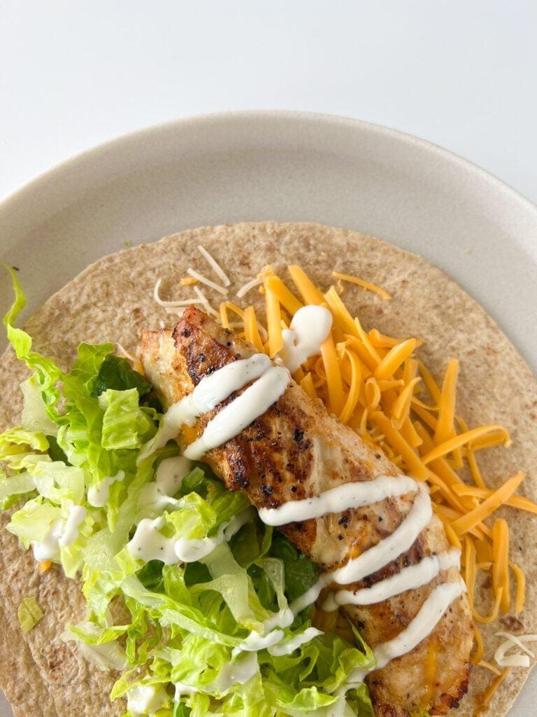 Grilled Snack Wrap