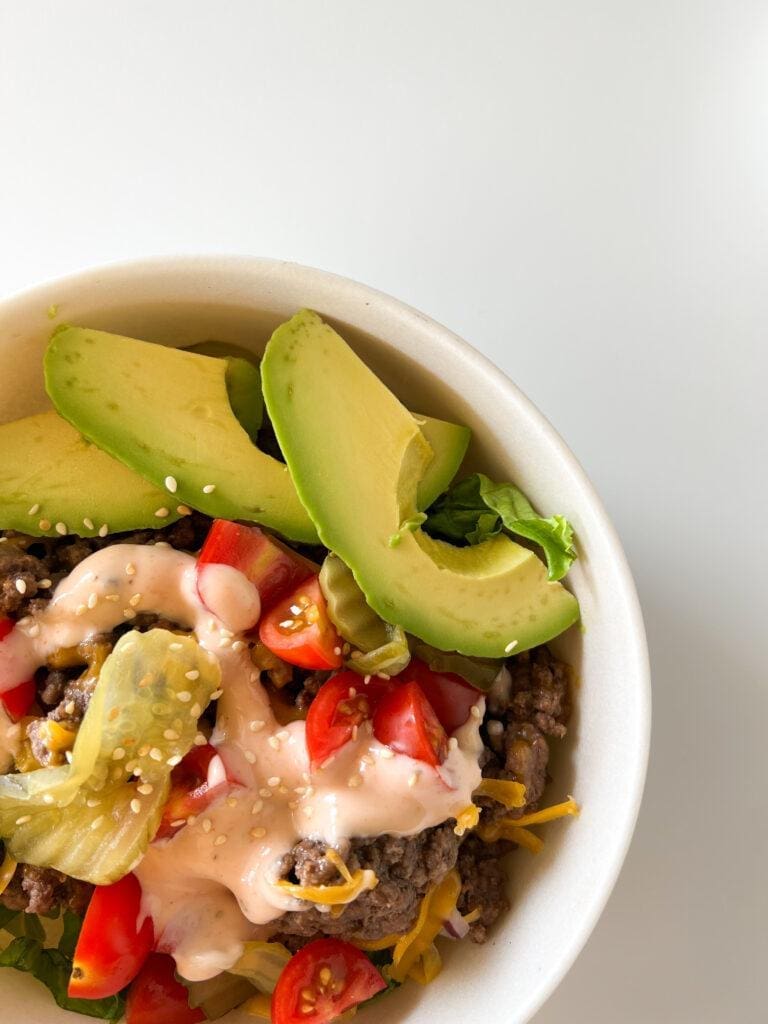 California Burger Bowl