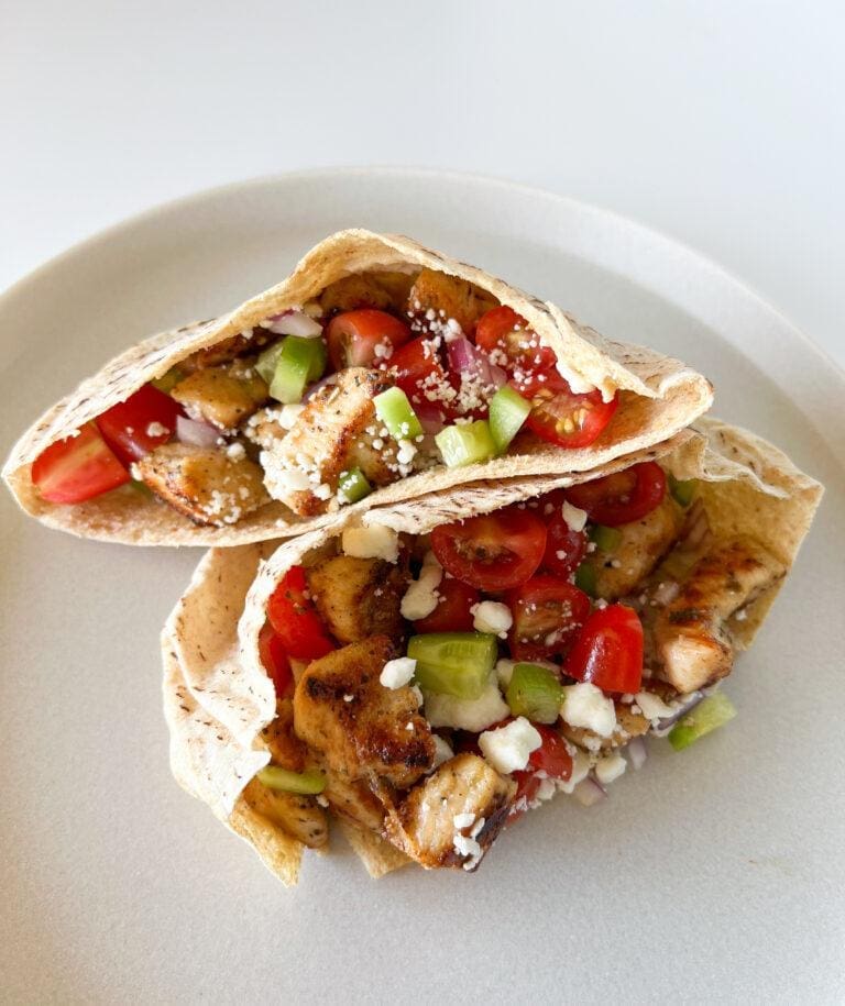 Greek Chicken Pita