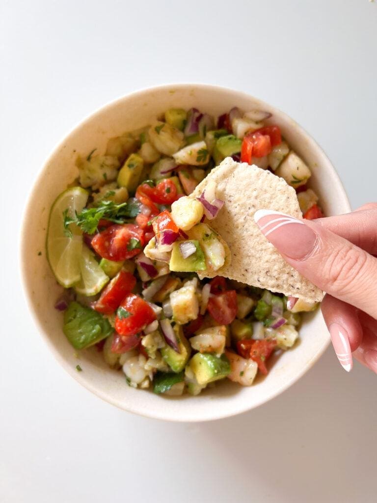 Shrimp Avocado Cilantro Salad