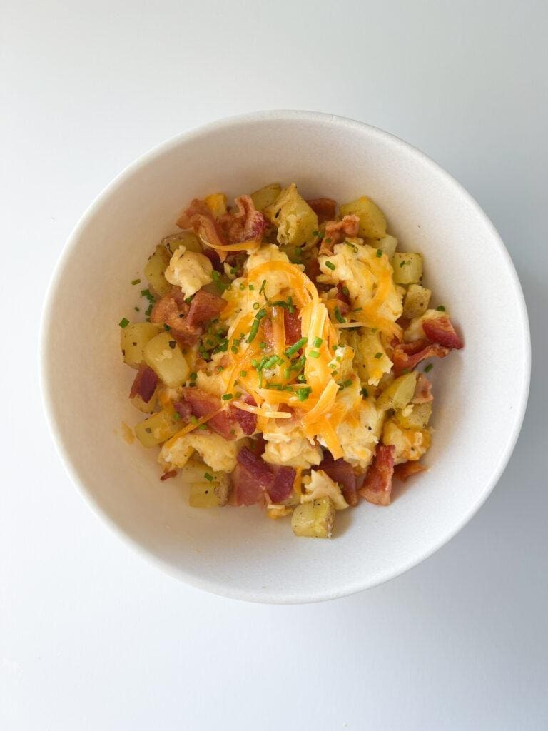 Bacon, Egg, and Cheese Breakfast Bowl