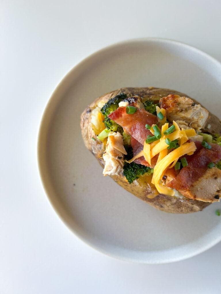 Loaded Veggie Baked Potato