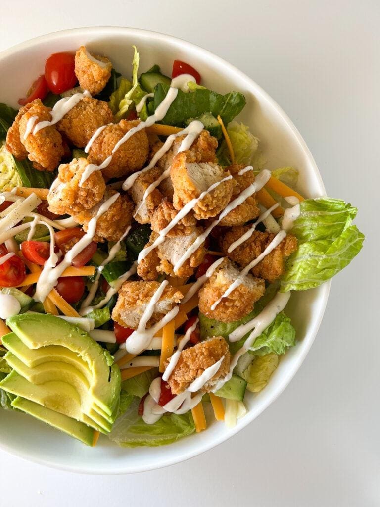 Popcorn Chicken Salad