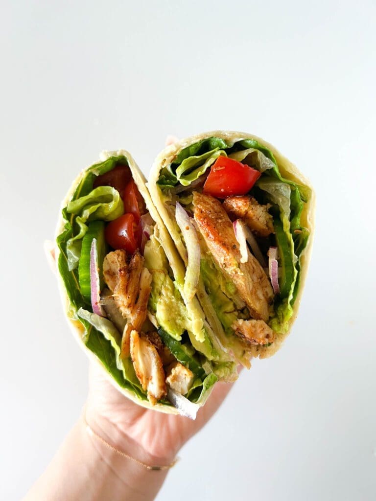 Creamy Cajun Chicken (or Shrimp) Wrap