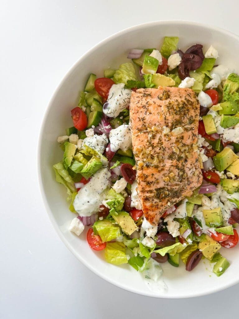 Mediterranean Salmon Salad