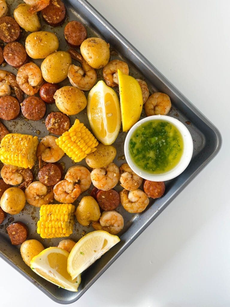 Sheet Pan Shrimp Boil