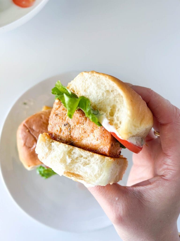 Simple Salmon Sliders