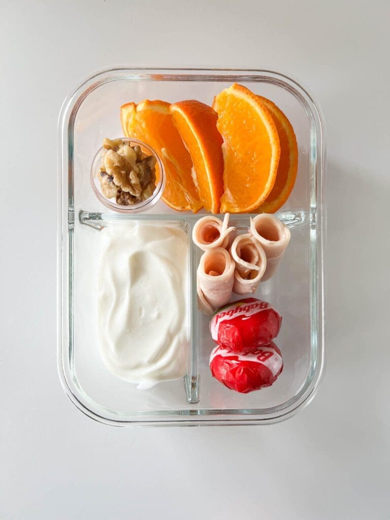 Oranges and Babybel Snack/Lunch Box