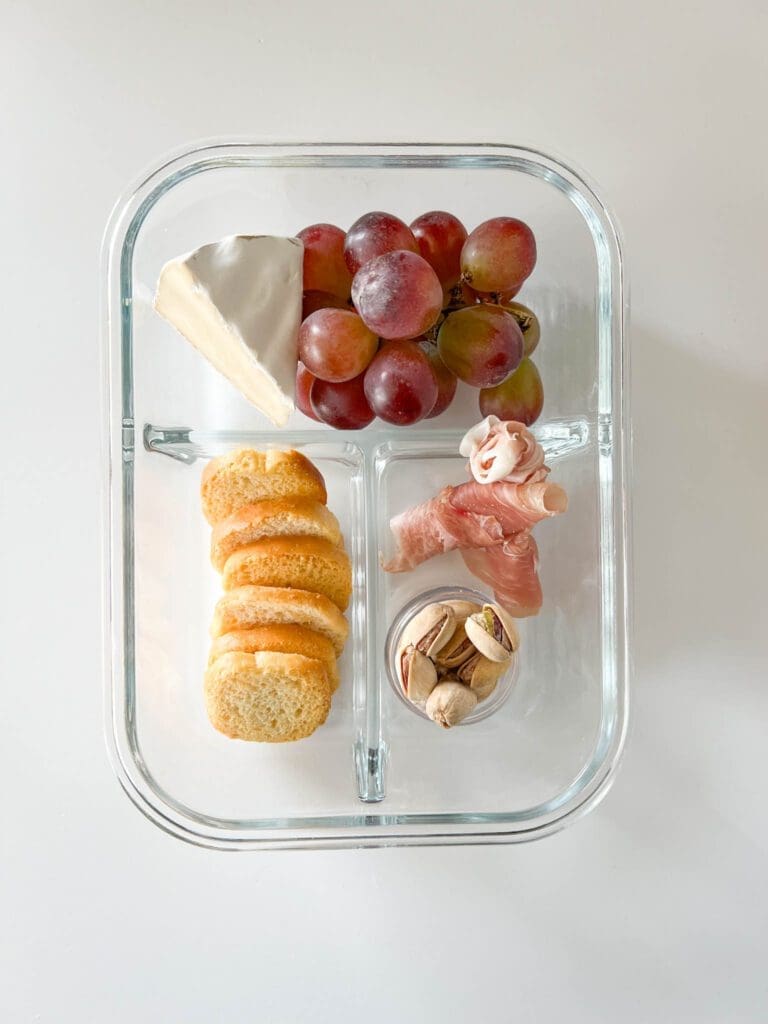 Grapes and Brie Snack/Lunch Box