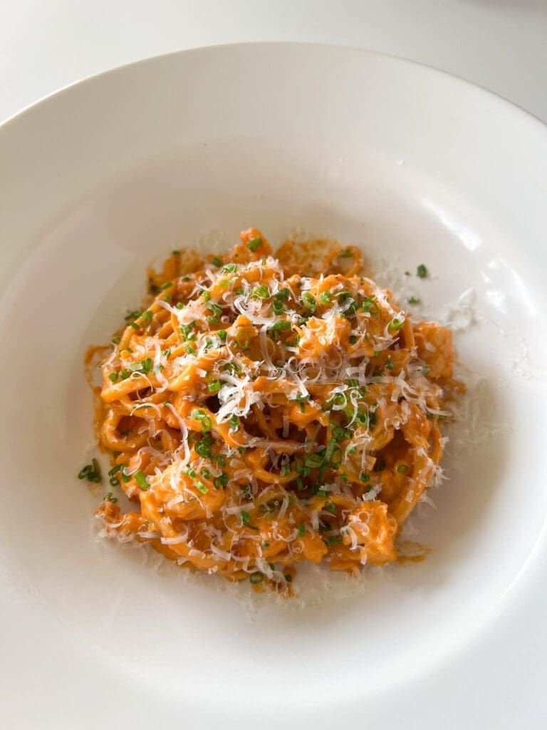 Creamy Spiced Lobster Pasta