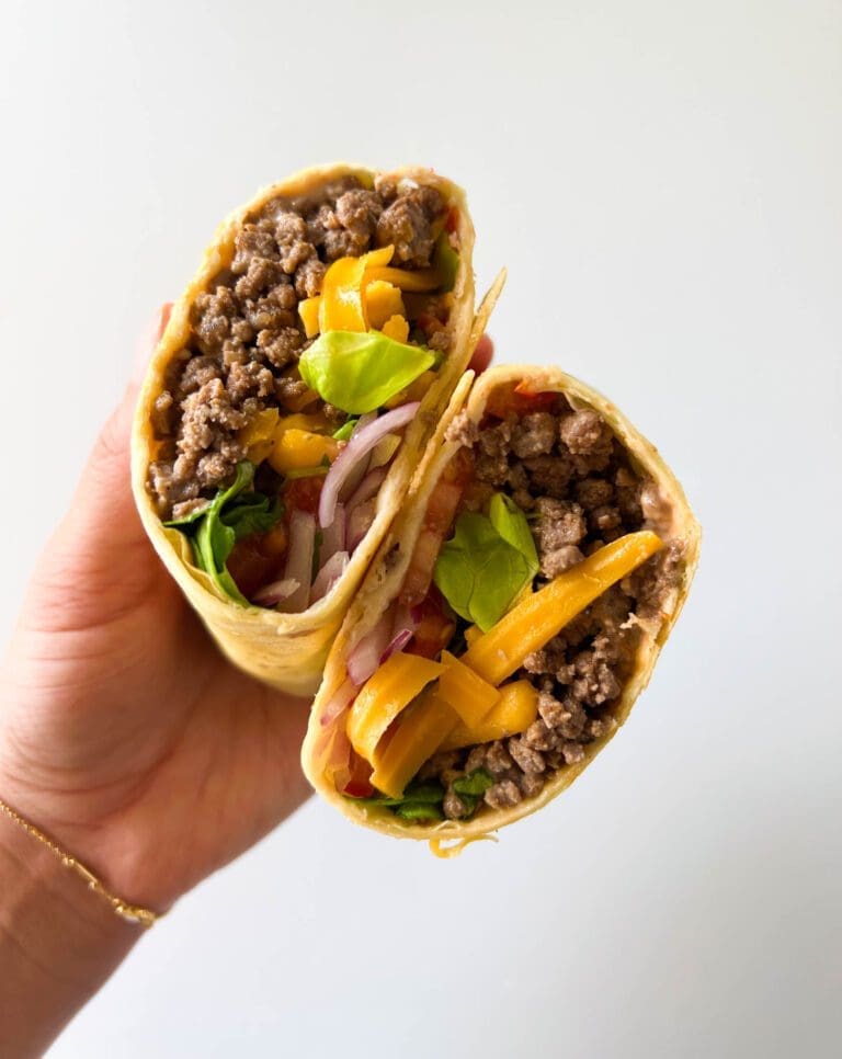 Cheeseburger Wrap