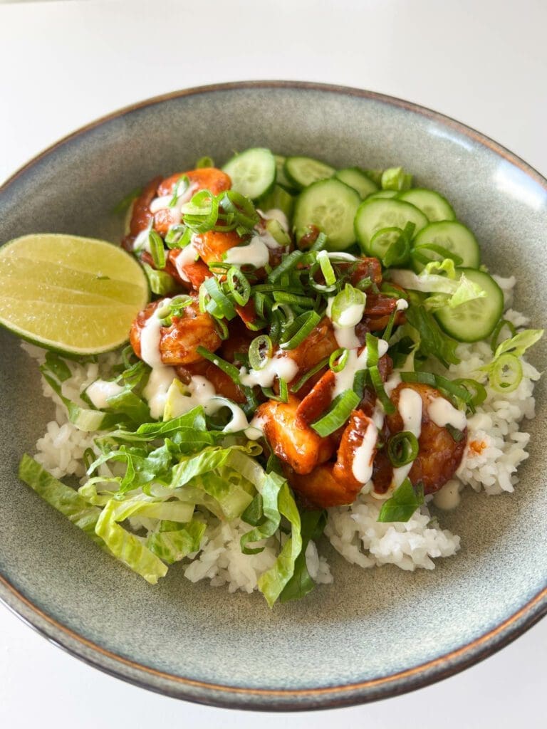 Buffalo Shrimp Bowl