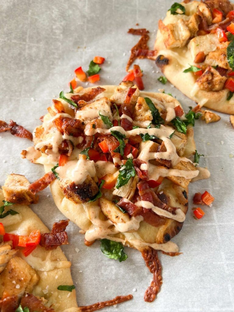 Chipotle Chicken, and Bacon Flatbread