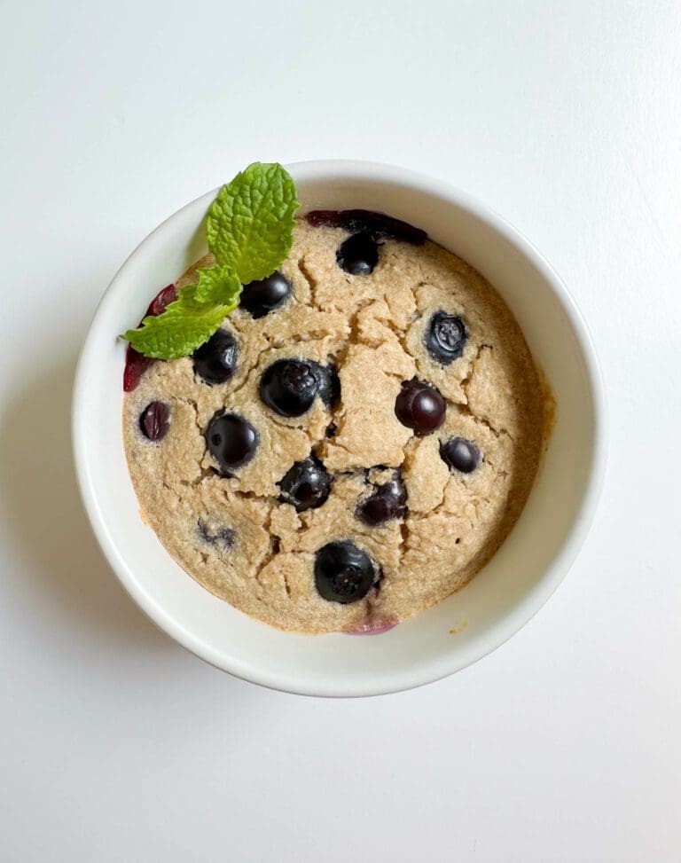Blueberry Protein Muffin Baked Oats