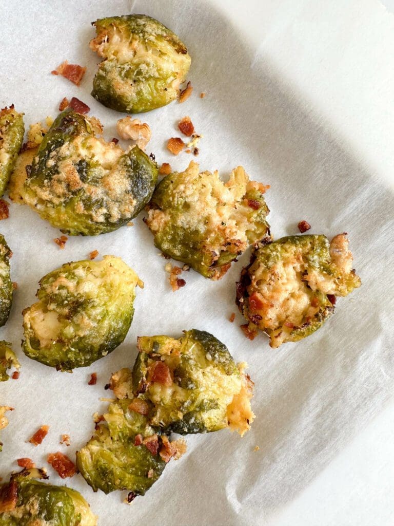 Smashed Parmesan Brussels