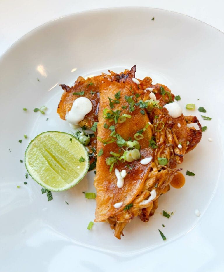 Crispy Buffalo Chicken Tacos