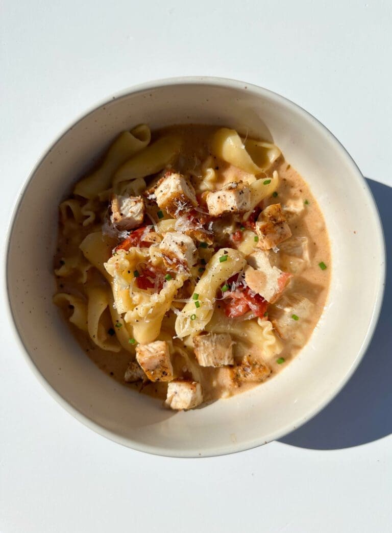 Cajun Chicken Pasta Soup