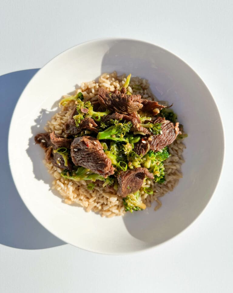 Slow Cooked Beef and Broccoli