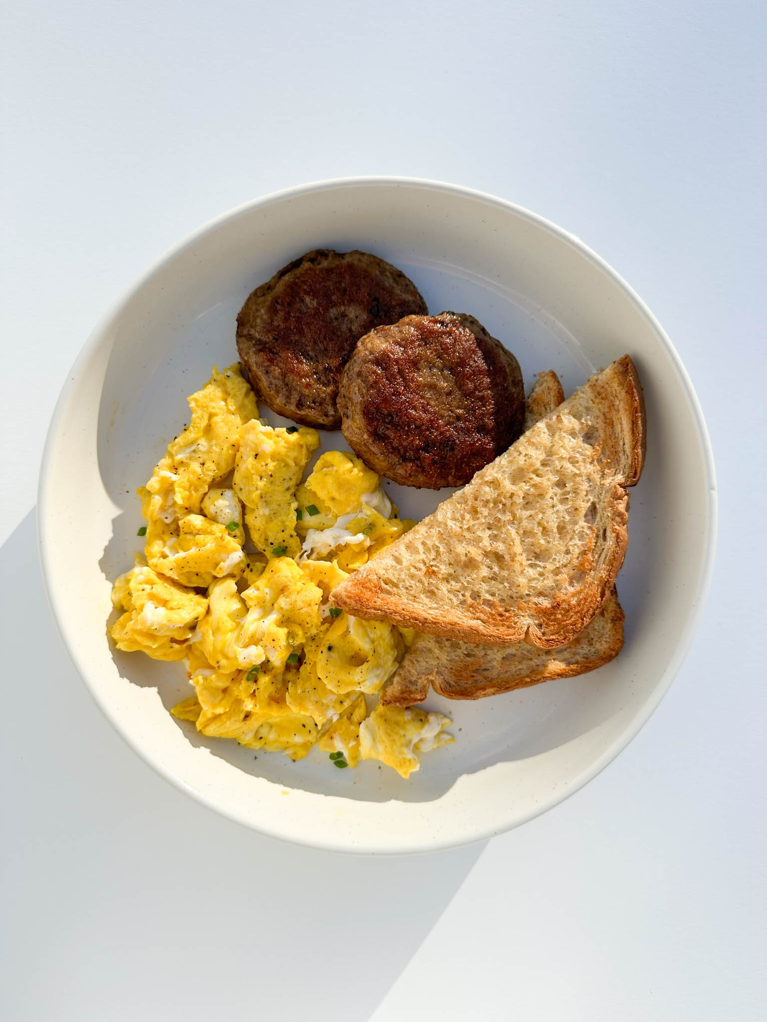 Basic B Sausage Egg And Toast Breakfast – SHEtrition