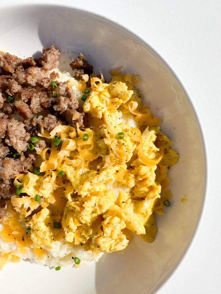 Savory Grits Breakfast Bowl