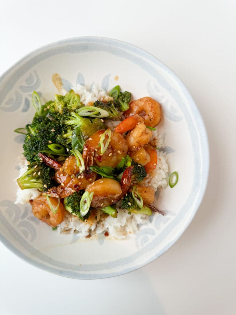 Teriyaki Shrimp and Broccoli
