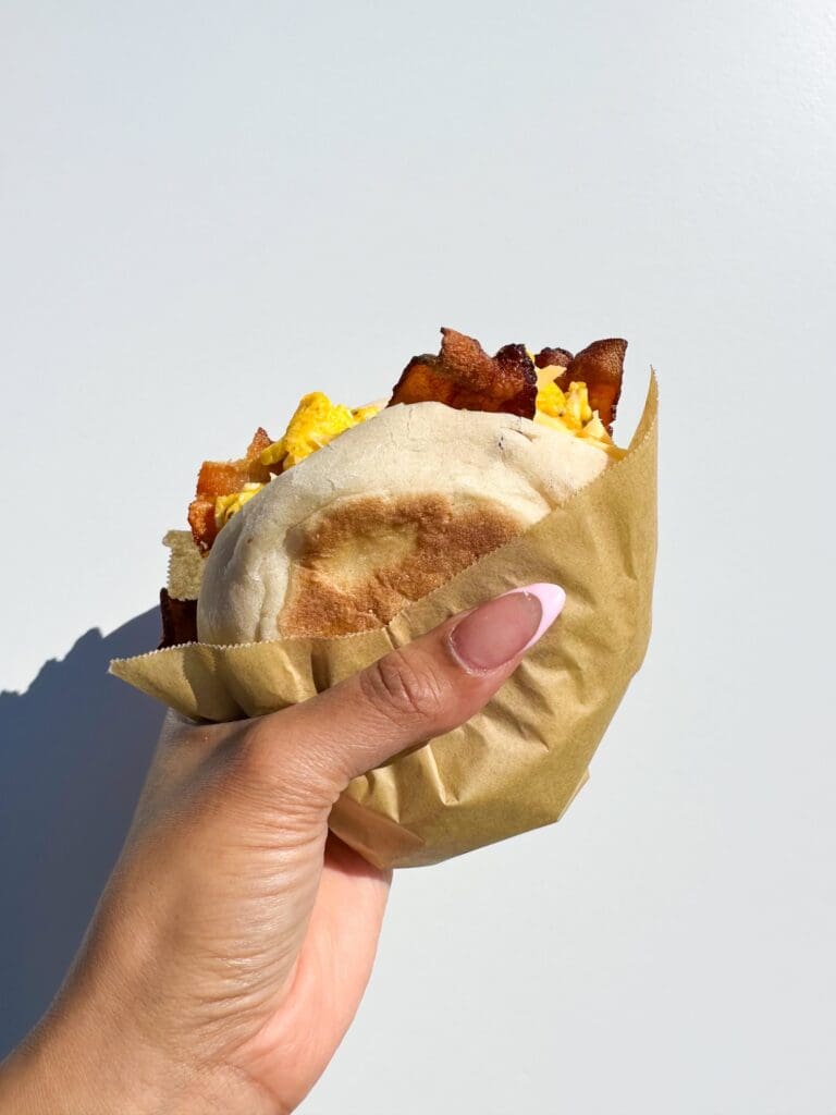 Bacon Egg & Gouda English Muffin