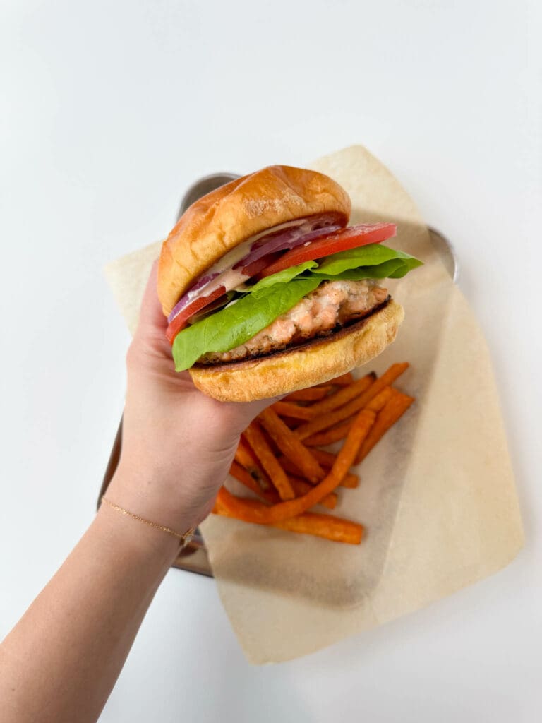 Homemade Salmon Burgers