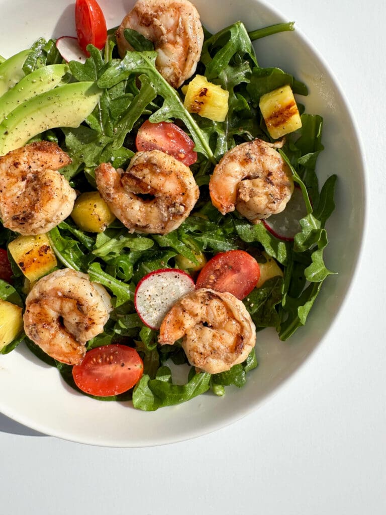 Spicy Grilled Shrimp Salad
