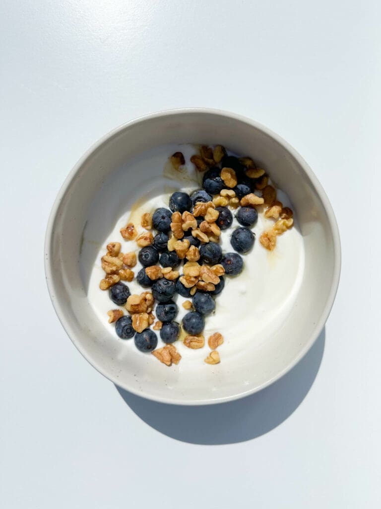 Blueberry Nut Yogurt Bowl