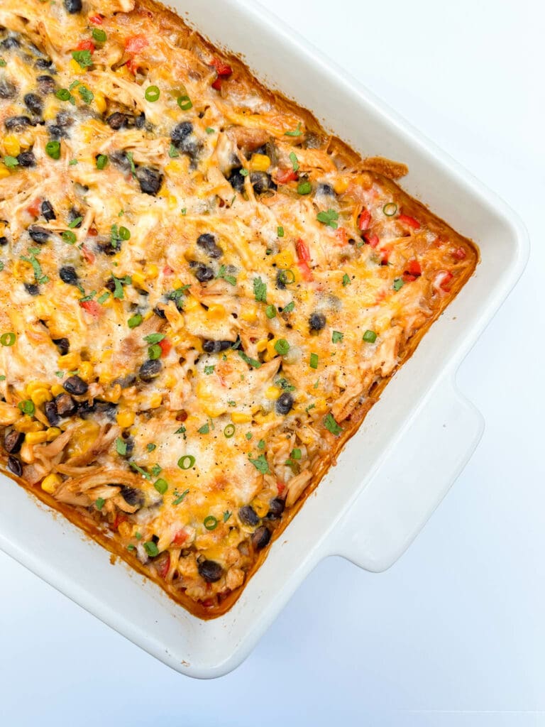 Chicken Burrito Casserole