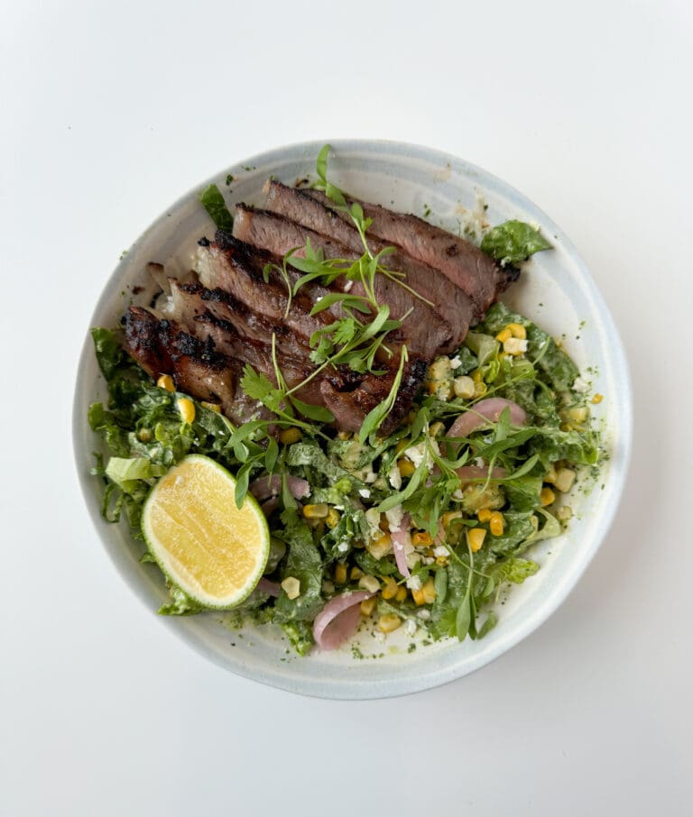 Grilled Steak and Corn Salad