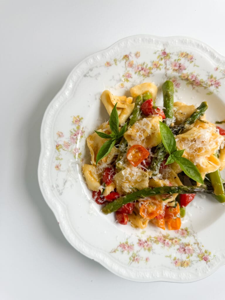 Summer Lemon and Herb Cheesy Tortellini