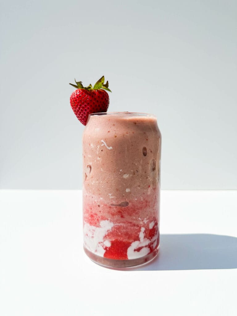 Creamy Strawberry Glaze Smoothie (Hailey Bieber Inspired)